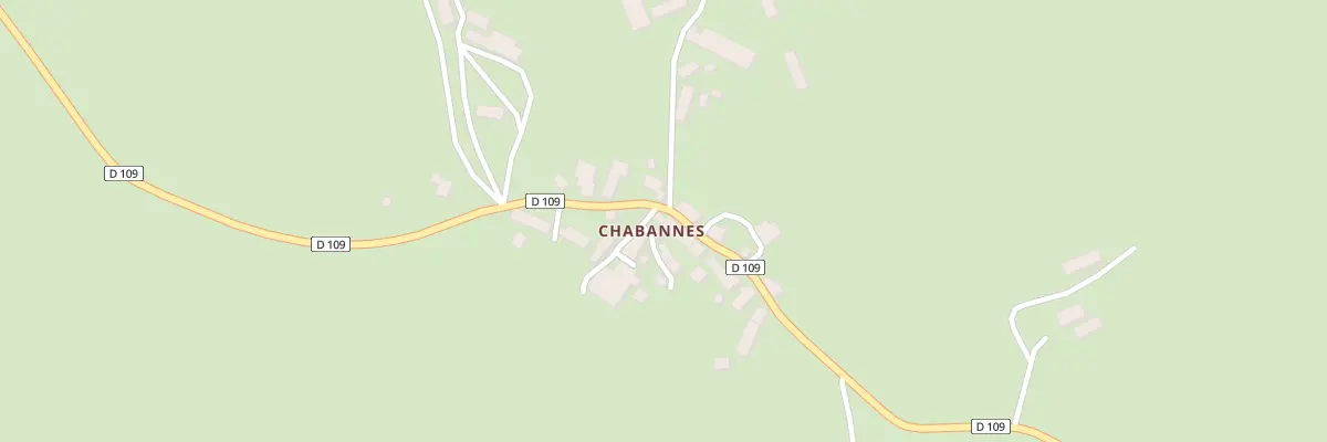 Plan du 8 Chabannes à Tarnac