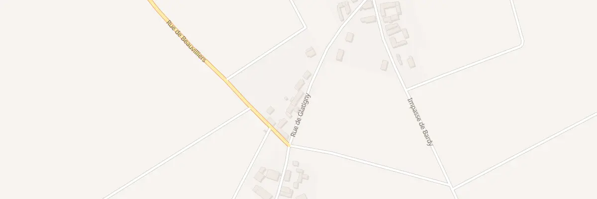 Plan du 76 Rue de Glatigny à Aschères-le-Marché