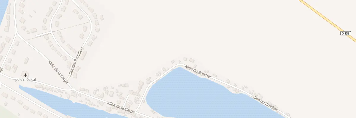 Plan du 34 All du Brochet à Milly-sur-Thérain