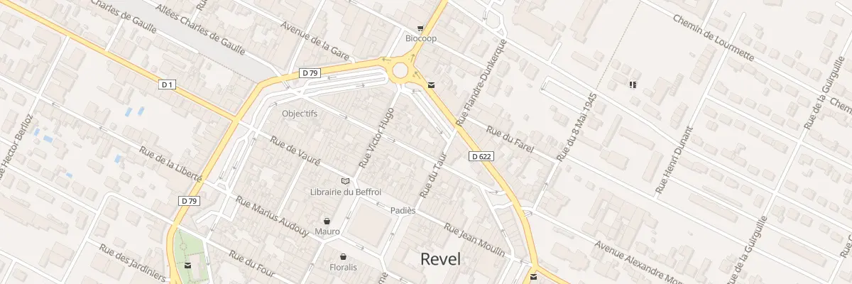 Plan du 6 Rue du Temple à Revel