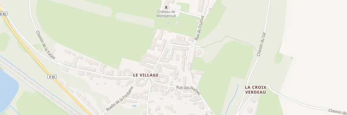 Plan du 3 Vc de la Fontaine à Montgeroult