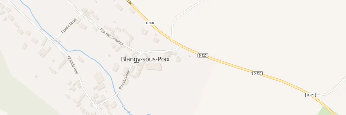 Plan du 2 Rue du Pont à Blangy-sous-Poix
