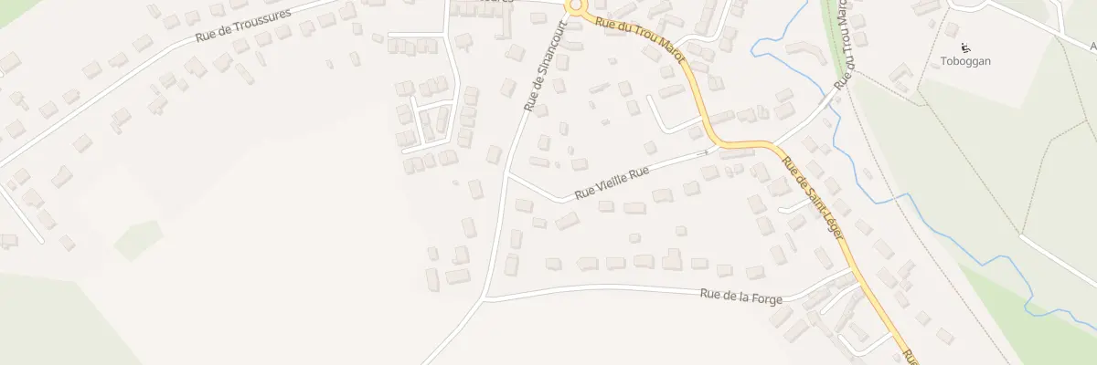 Plan du 11 Rue de Sinancourt à Rainvillers