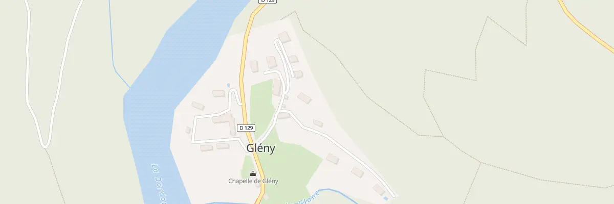 Plan du 19 Glény à Servières-le-Château