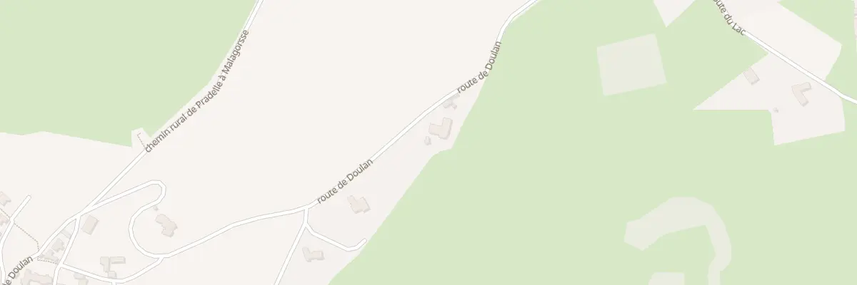 Plan du 1610 Rte de Doulan à Camburat