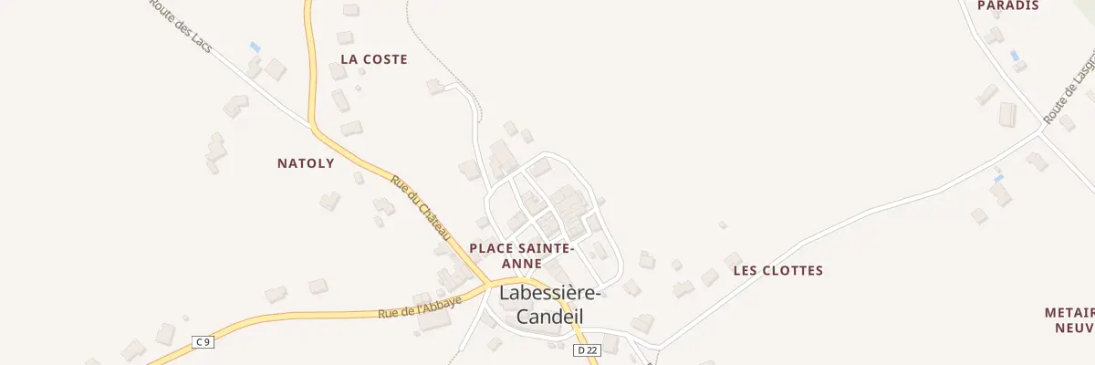 Plan du 5022 Che des Rondes à Labessière-Candeil