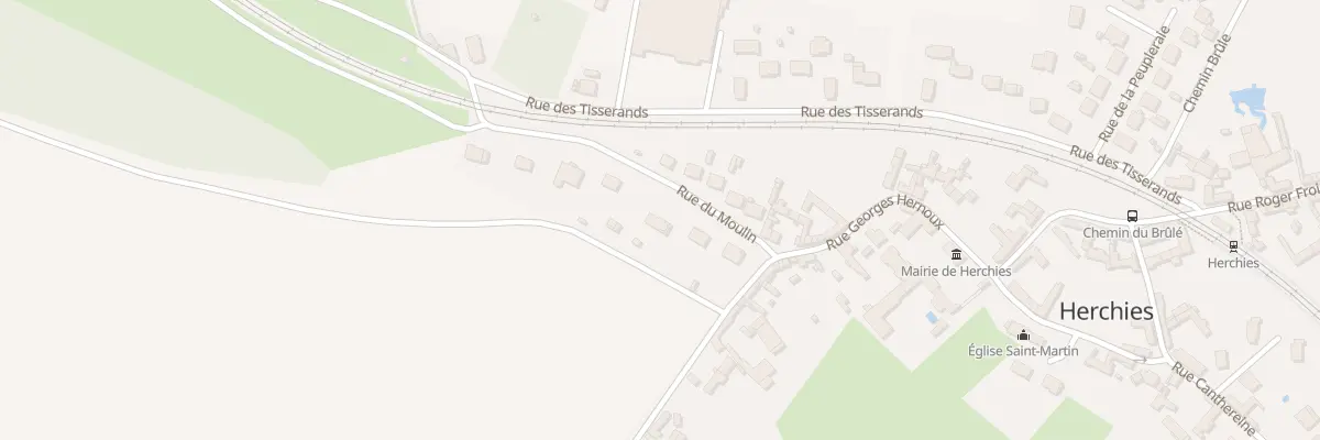 Plan du 5 Rue du Moulin à Herchies