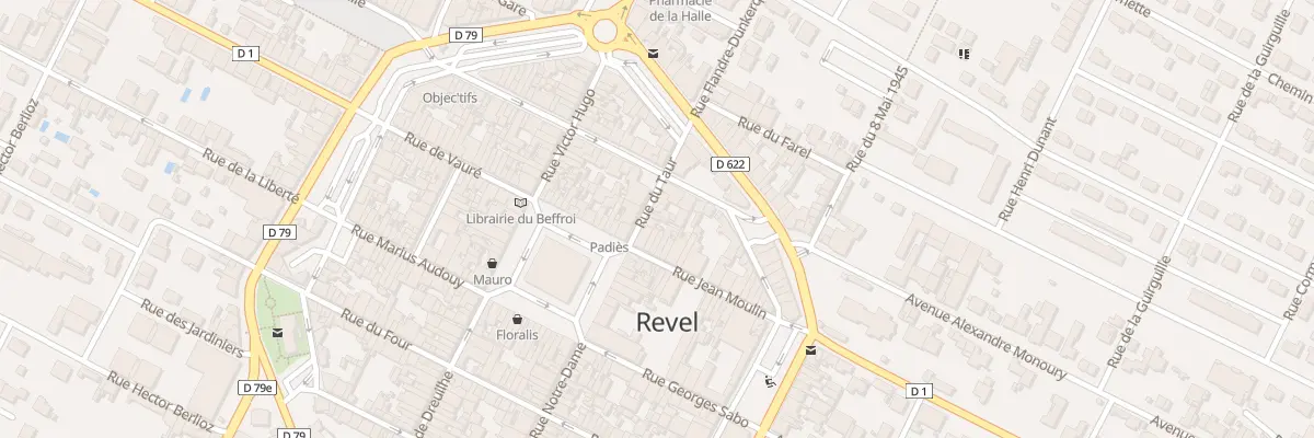Plan du 8 Rue du Taur à Revel