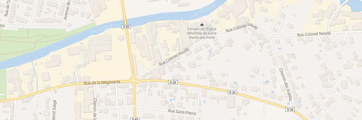 Plan du 16 Rue Colonel Naudy à Graulhet