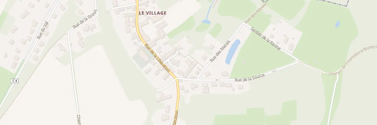 Plan du 1B Rue de la Source à Courcelles-sur-Viosne