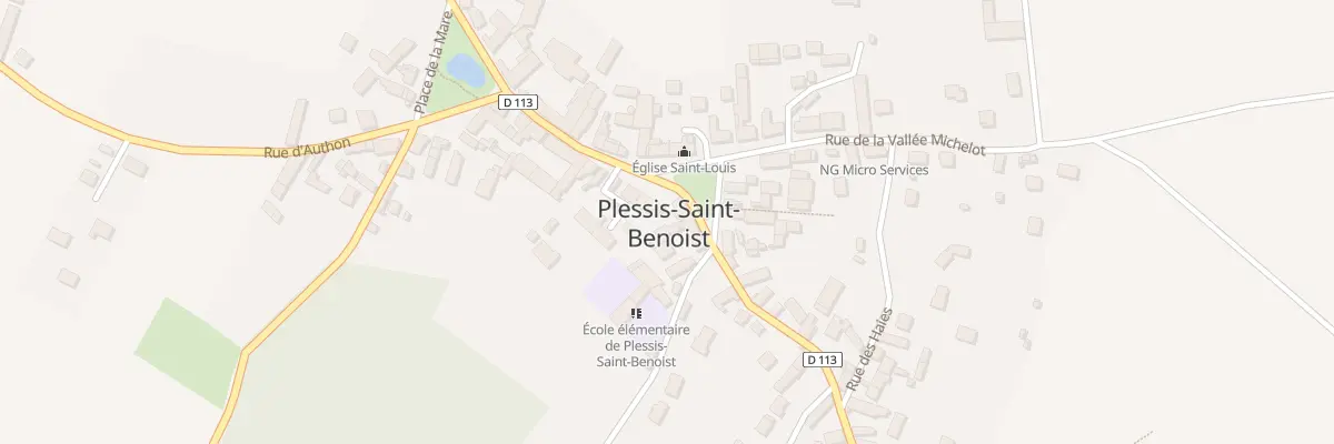 Plan du 1 Rue de Dourdan à Plessis-Saint-Benoist