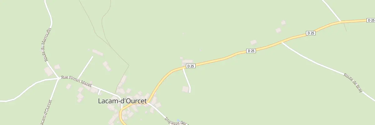 Plan du 223 Rte de la Musette à Sousceyrac-en-Quercy
