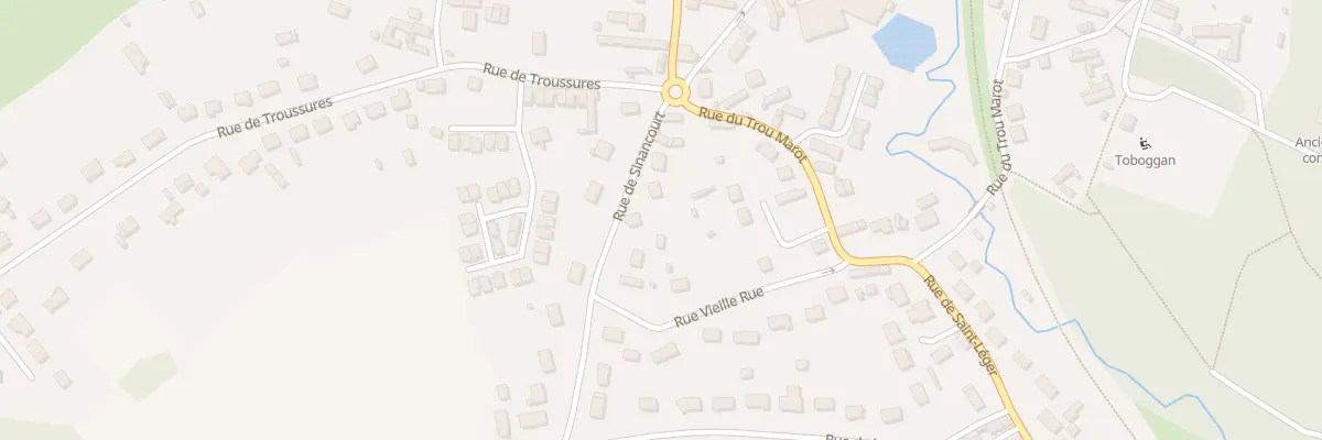Plan du 7 Rue de Sinancourt à Rainvillers
