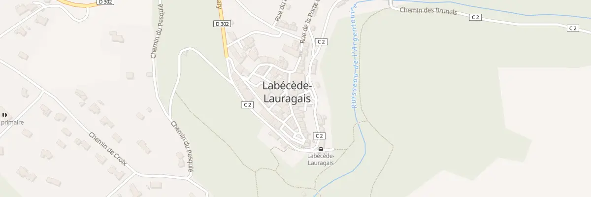 Plan du 65 Imp du Four à Labécède-Lauragais
