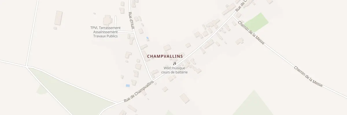 Plan du 746 Rue de Champvallins à Sandillon