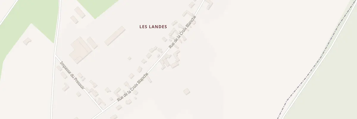 Plan du 24 Rue de la Croix Blanche au Mesnil-Théribus