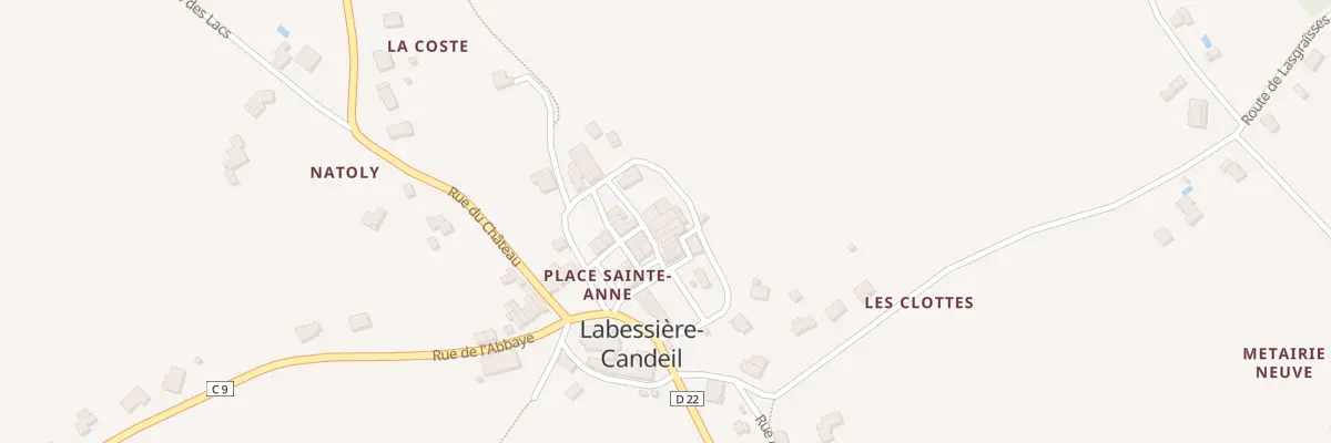 Plan du 5017 Rue des Colombages à Labessière-Candeil