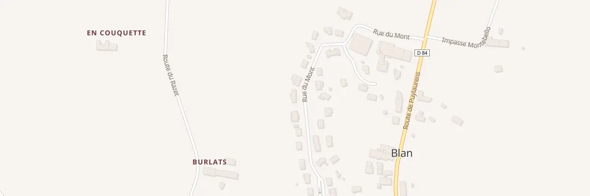 Plan du 22 Rue du Mont à Blan