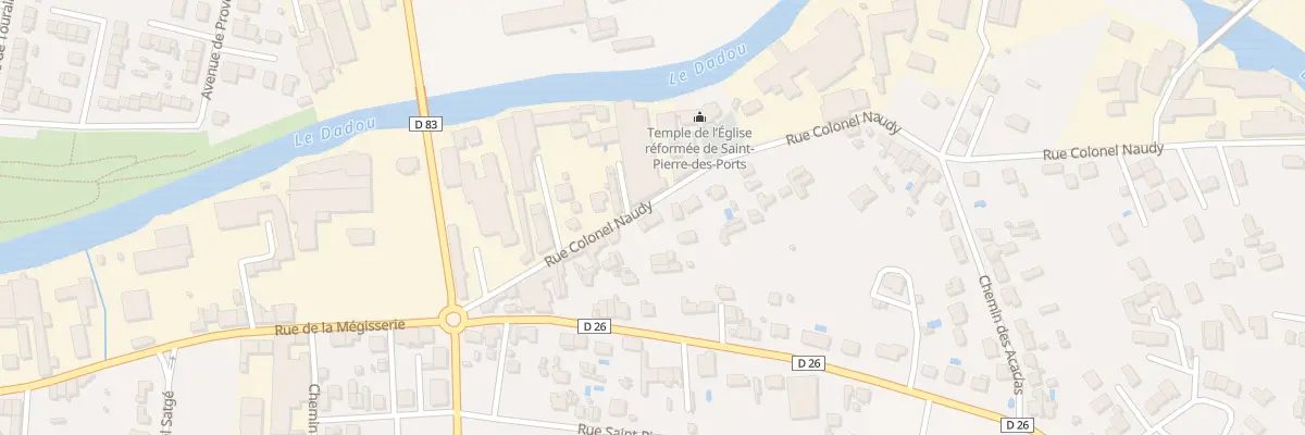 Plan du 16B Rue Colonel Naudy à Graulhet