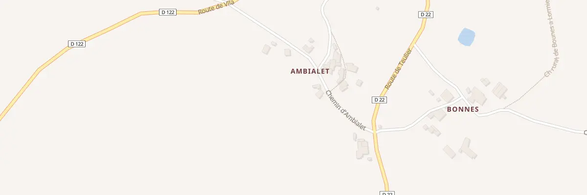 Plan du 227 Che d’Ambialet à Cadalen