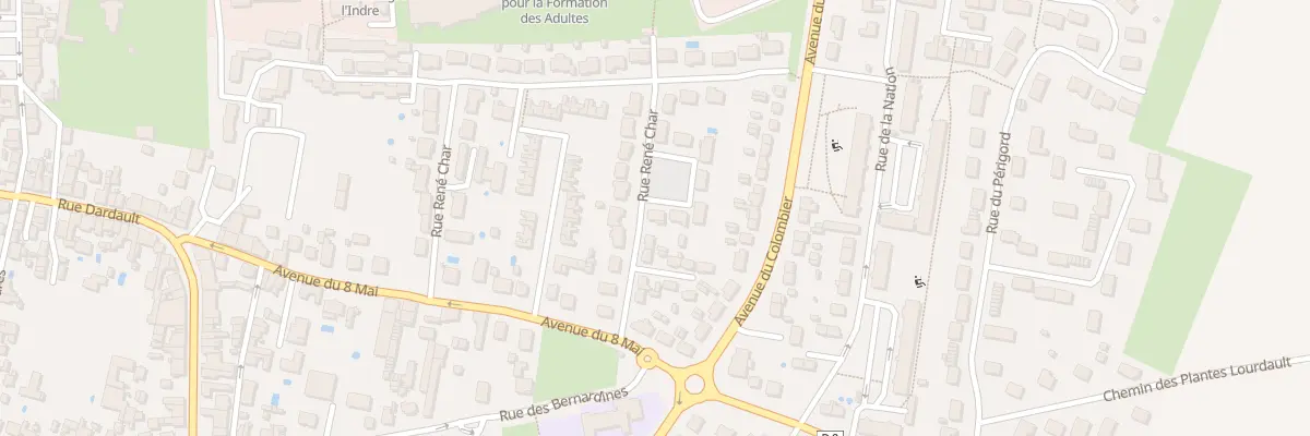 Plan du 68 Rue René Char à Issoudun