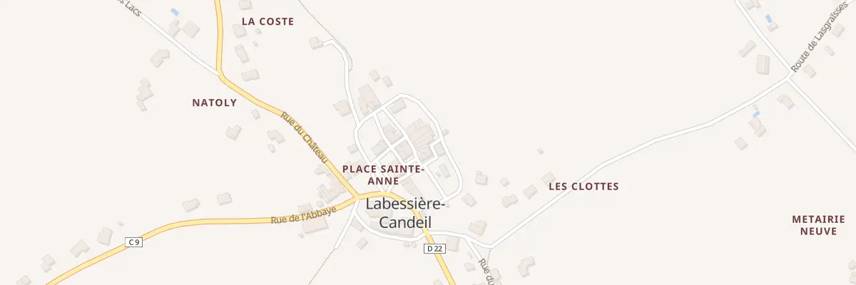 Plan du 5306 Rue des Colombages à Labessière-Candeil