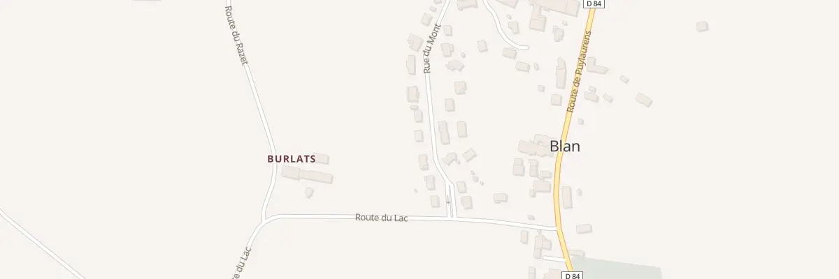 Plan du 34 Rue du Mont à Blan