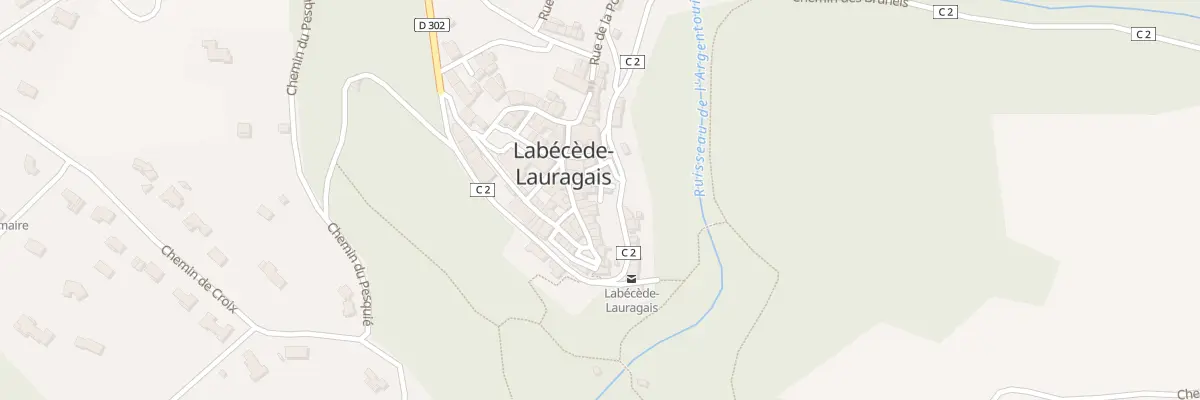 Plan du 60 Imp du Four à Labécède-Lauragais