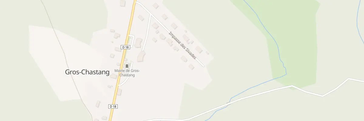 Plan du 214 Imp des Sivades à Gros-Chastang