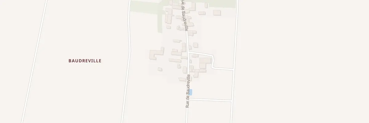 Plan du 14 Rue de Baudreville à Erceville