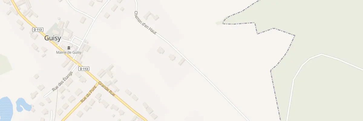 Plan du 26 Che d’En Haut à Guisy