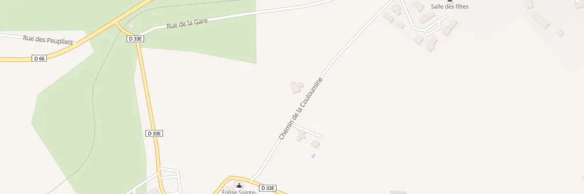 Plan du 1 Che de la Couloumine à Sainte-Léocadie