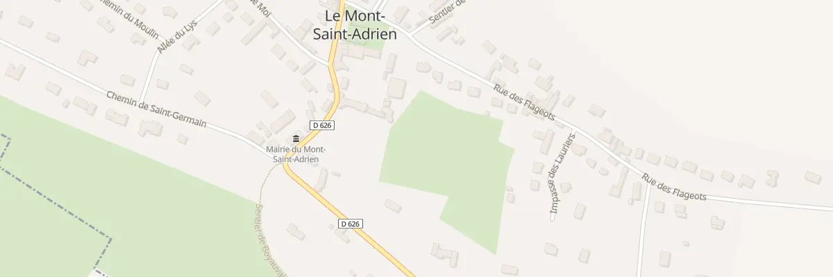 Plan du 84 Rue de Rome au Mont-Saint-Adrien