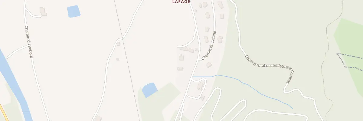 Plan du 5232A Lafage à Monteils