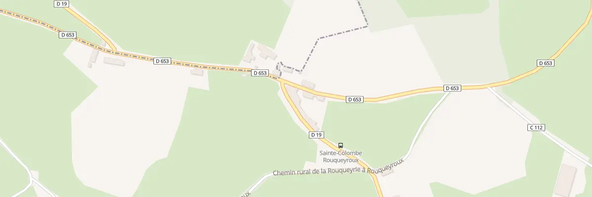 Plan du 5014F Rouqueyroux à Sainte-Colombe