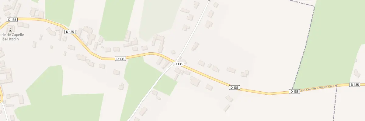 Plan du 543 Rue du Moulin Rouge à Capelle-lès-Hesdin