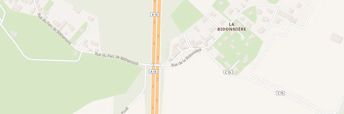 Plan du 98 Rue de la Bidonnière à Poissy