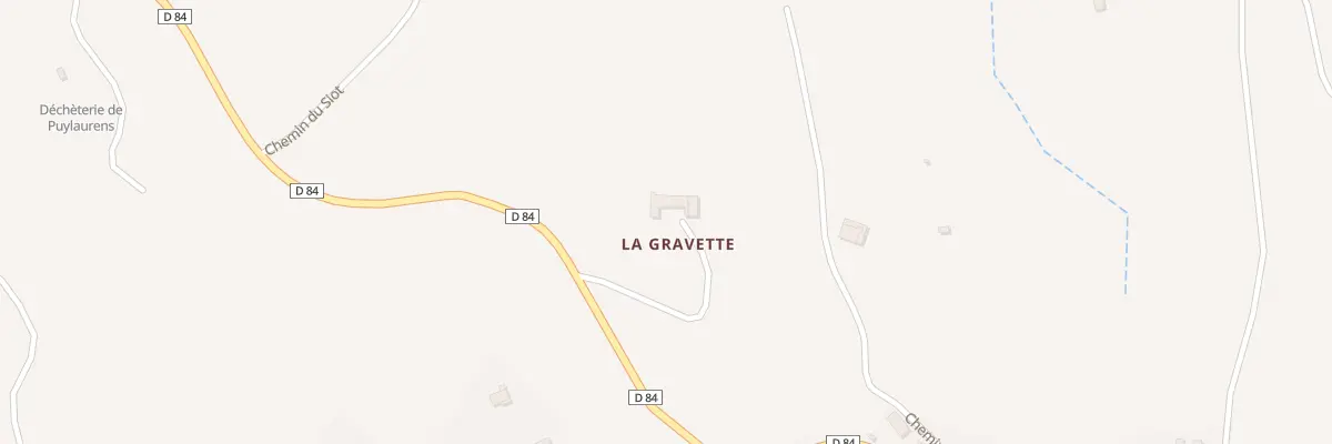 Plan du 304 Rte de Saint Paul Cap de Joux à Puylaurens