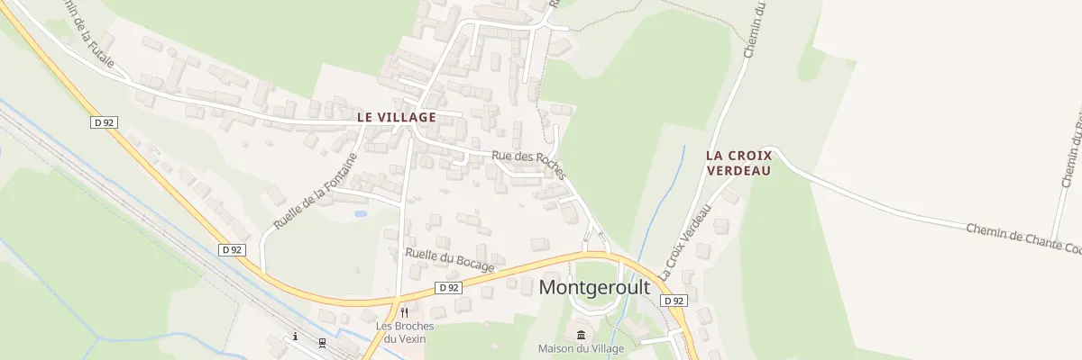Plan du 1 Che du Point du Jour à Montgeroult