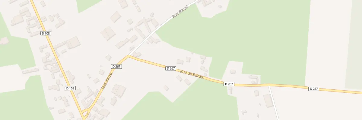 Plan du 2A Rue de Barde à Yvrench