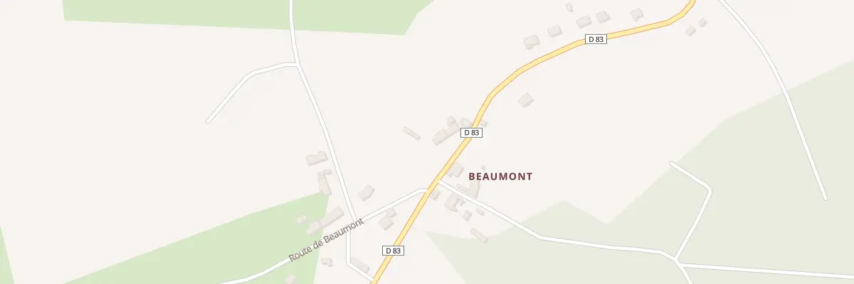 Plan du 8 Rte de Beaumont à Briantes