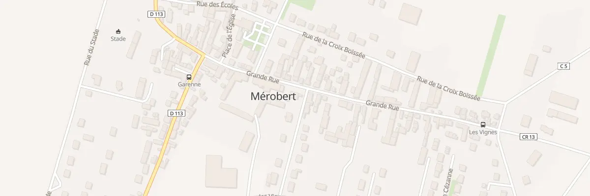 Plan du 9 Rue Traversière à Mérobert
