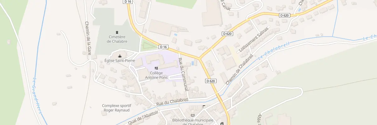Plan du 357 Av de La Gare à Chalabre