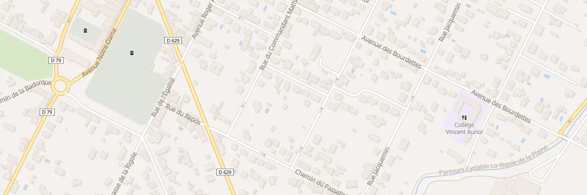 Plan du 8 Rue Bernard Blancotte à Revel