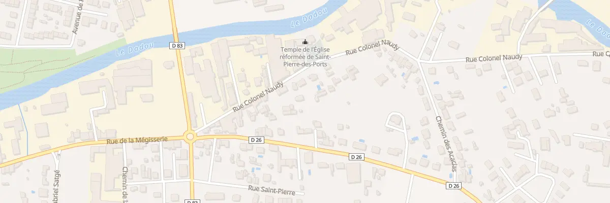 Plan du 18 Rue Colonel Naudy à Graulhet
