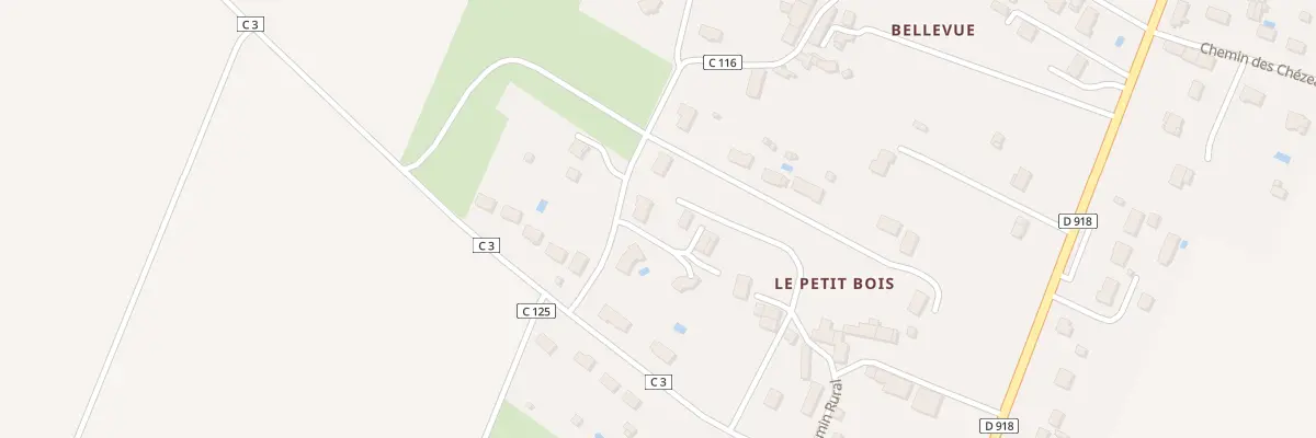 Plan du 25 Che de Bellevue à Sainte-Lizaigne