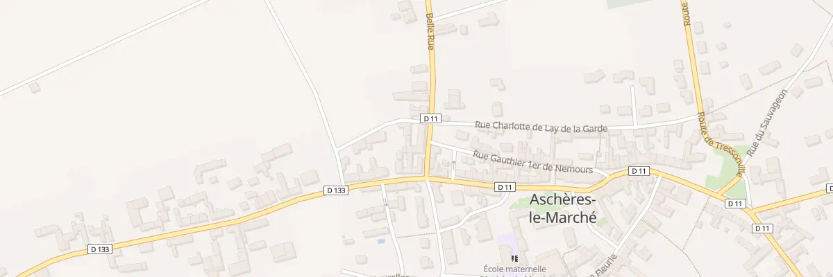 Plan du 3 Rue Belle Rue à Aschères-le-Marché