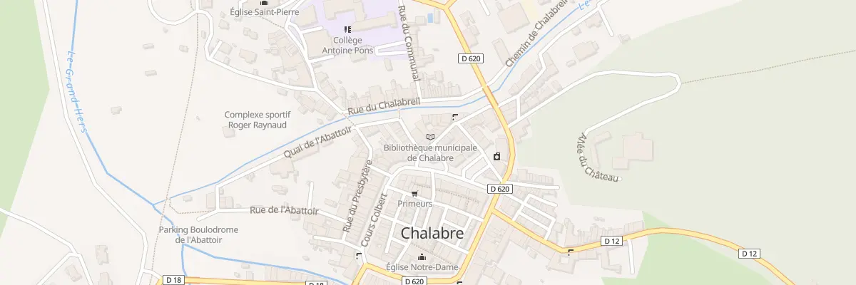 Plan du 2 Rue des Boulangers à Chalabre
