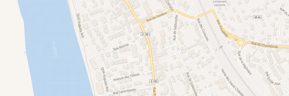 Plan du 45 Rue Paul Doumer à Triel-sur-Seine