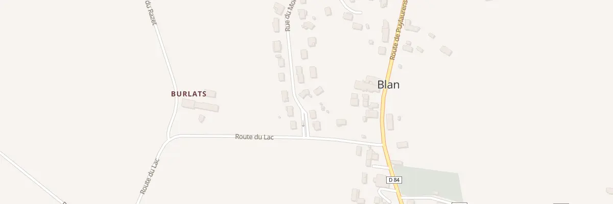 Plan du 25 Rue du Mont à Blan